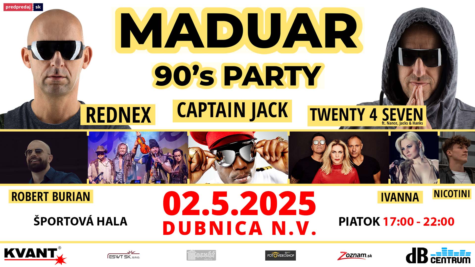 MADUAR 90’s PARTY | Dubnica nad Váhom